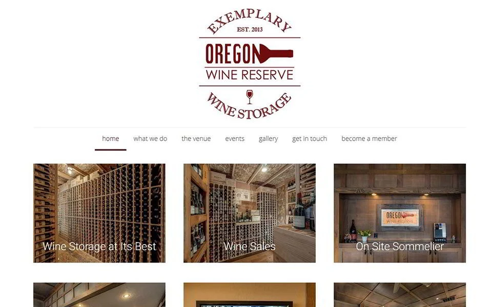 Rudtek Projects Oregon Wine Reserve Website