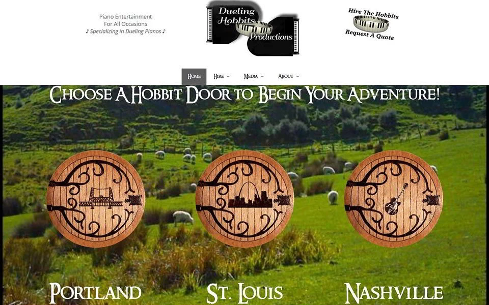 Rudtek Projects Dueling Hobbits Productions Website