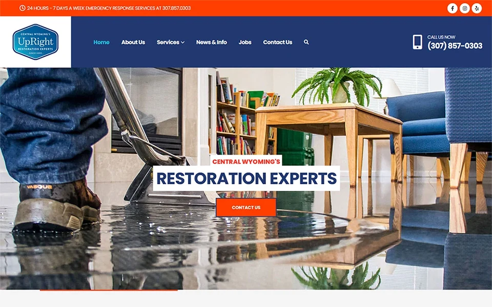 Rudtek Projects Upright Restoration Website