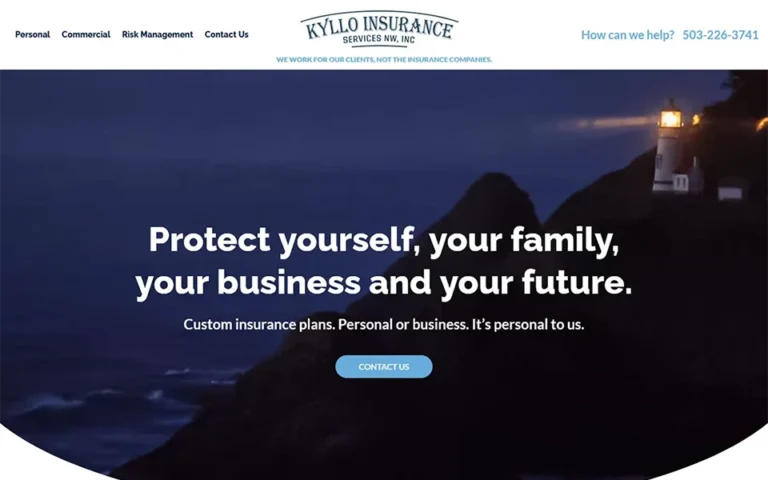 Rudtek Projects Kyllo Insurance Website