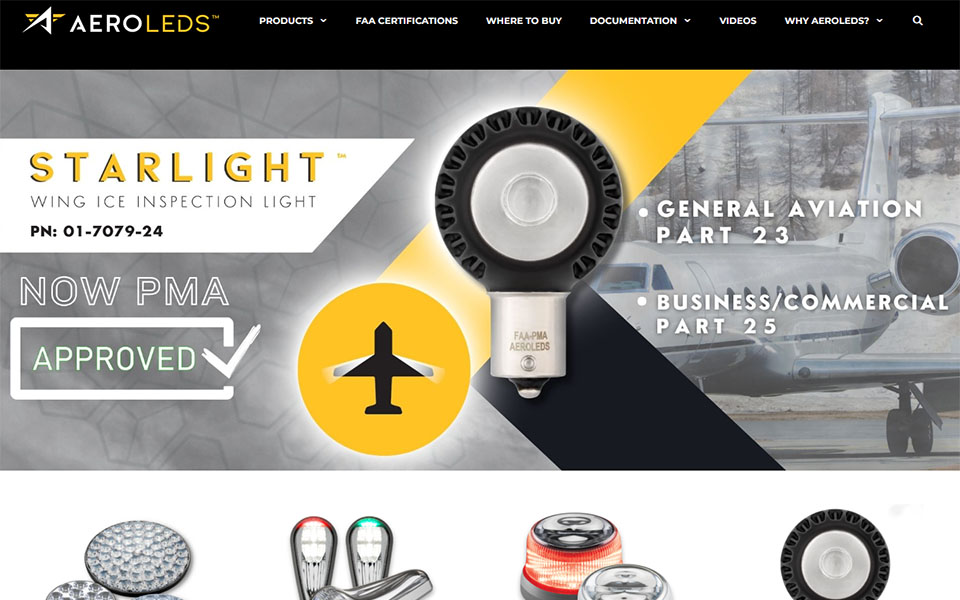 Rudtek Projects Website Aeroleds